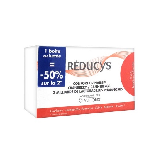 EA Pharma Granions Reducys confort urinaire 2x 30 Gélules