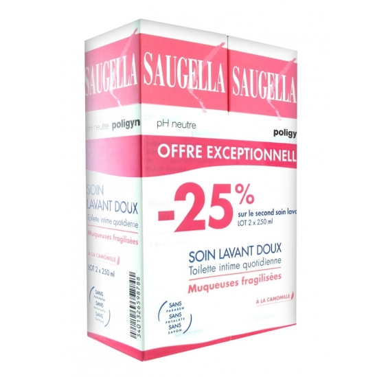 Saugella Poligyn Lot de 2 x 250 ml