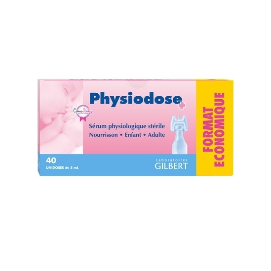 Physiodose sérum physiologique 40 unidoses 