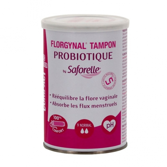 Florgynal tampon probiotique x9