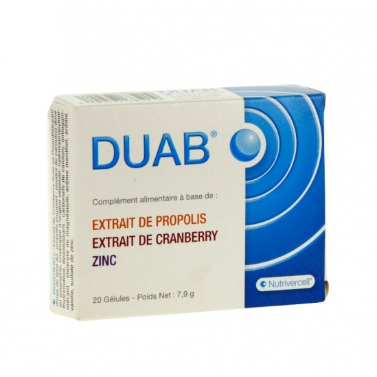 NUTRIVERCELL  -  Duab Cranberry Propolis Gênes et Infections Uriniares