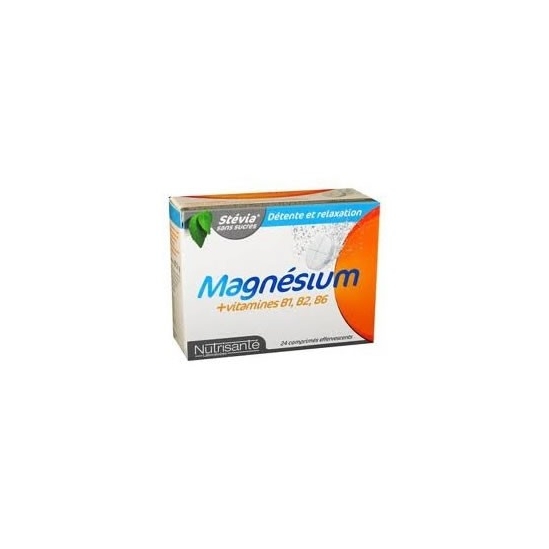 Nutrisanté Magnesium + Vitamines 24 Comprimés Effervescents