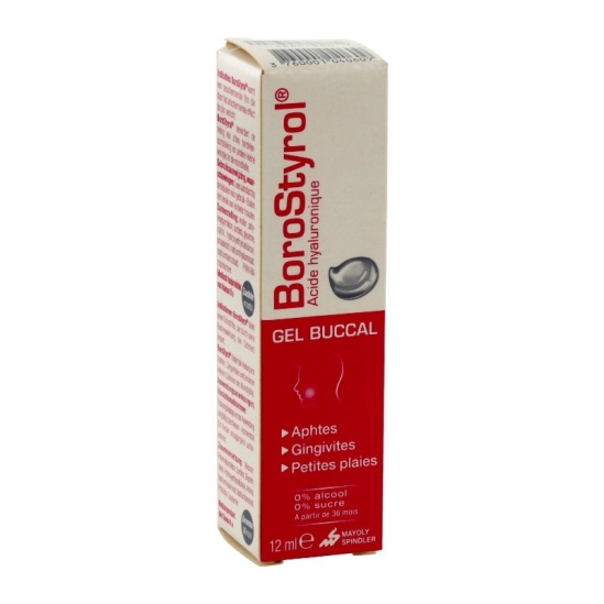 Borostyrol Gel Buccal  tube de 12 ml