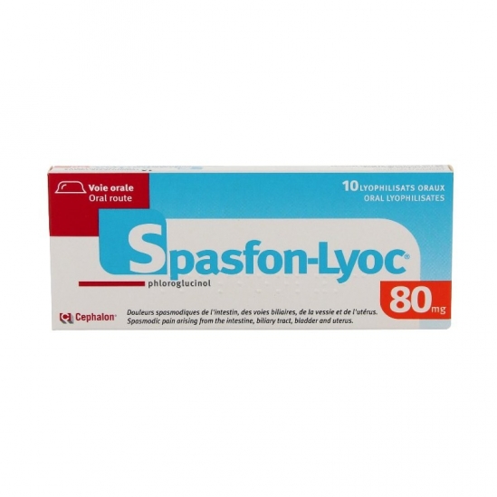 Spasfon Lyoc 80 mg 10 comprimés