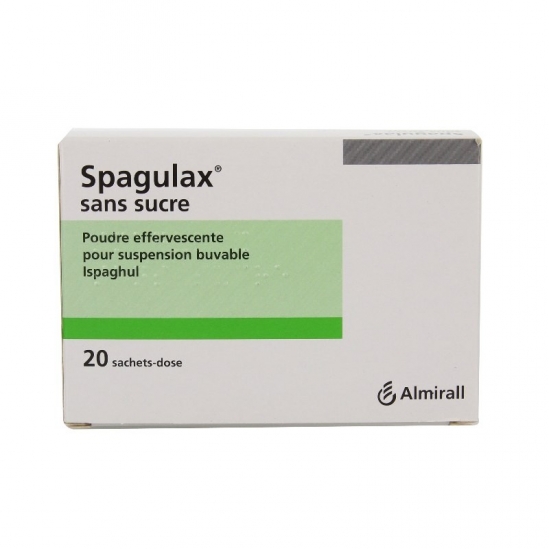 Spagulax Sans Sucre Poudre Effervescente Pour Suspension Buvable 20 Sachets-Doses