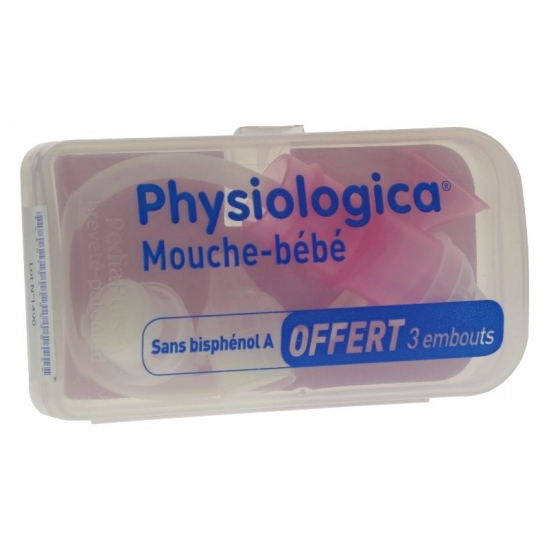 Gifrer Physiologica Mouche Bébé par Aspiration  3 Embouts Offerts