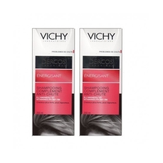 Vichy Dercos Shampooing Energisant Lot de 2x200ml