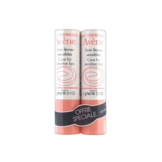 Avène Soin Lèvres Sensibles Lot de 2 x 4 g