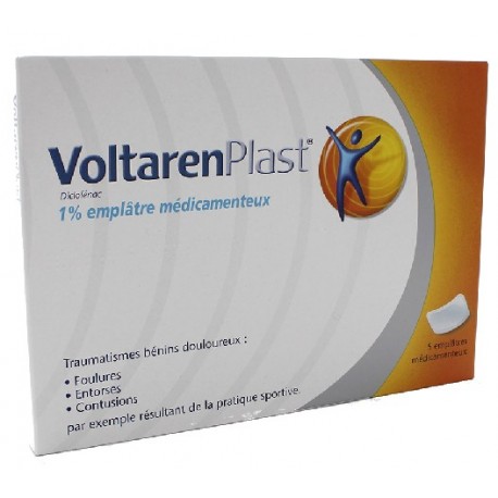 Voltarenplast 1 % 5 Emplâtres Médicamenteux