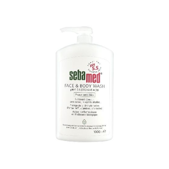 Sebamed Face & Body Wash Physio-Nettoyant Actif 1000 ml