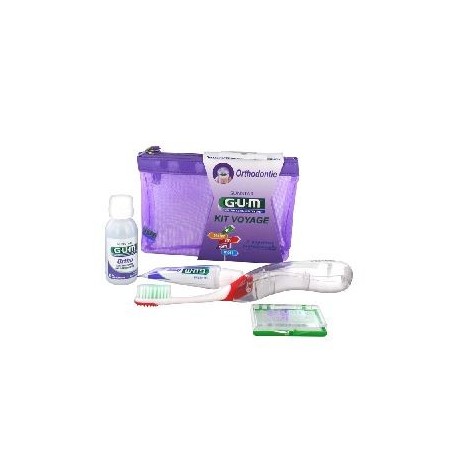 Gum Kit Voyage Orthodontie trousse de 4 produits