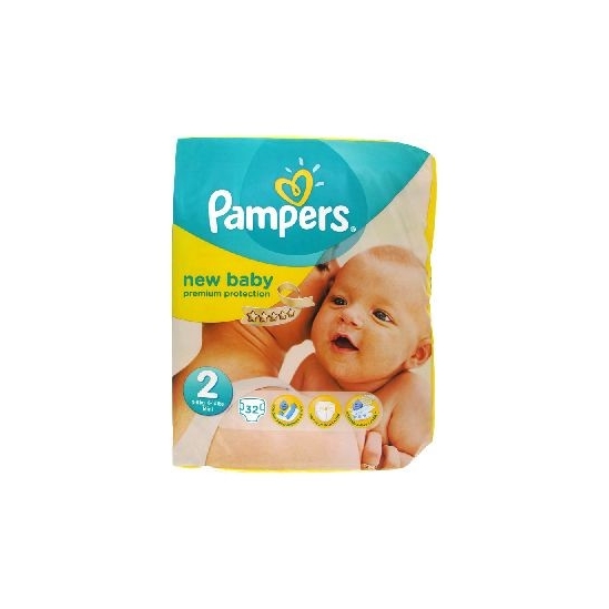 Pampers New Baby 32 Couches Taille 2 (3-6 kg)