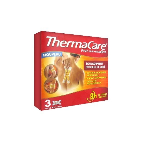 ThermaCare Patch Auto-Chauffant 8h Multi-Zones 3 Patchs