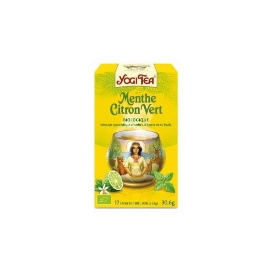 Yogi tea menthe citron vert 17 sachets