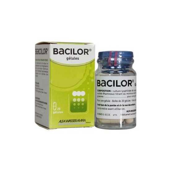 Bacilor 20 gélules levures antidiarrhéiques