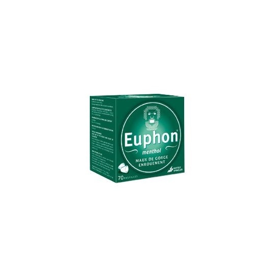 Euphon Pastilles menthol 70 pastilles