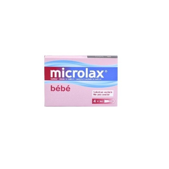 Microlax Bébé 4 unidoses