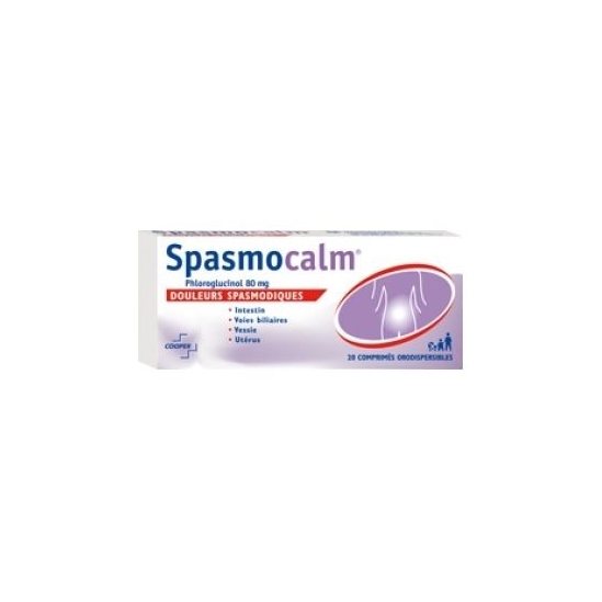 Spasmocalm 80mg 20 comprimés