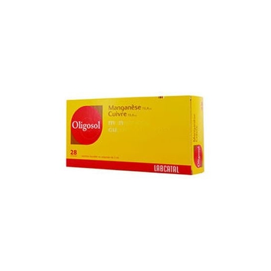 Oligosol Manganèse Cuivre 28 ampoules