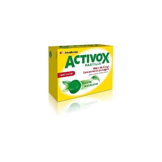 Activox Pastilles Menthe eucalyptus x24 pastilles