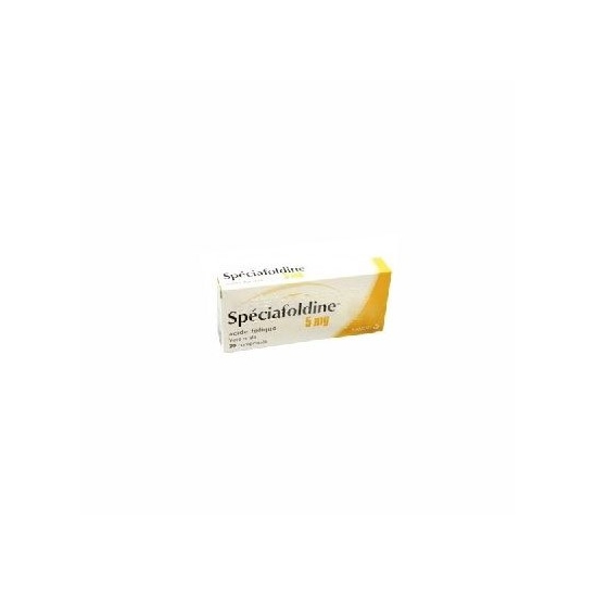 Speciafoldine 5mg 20 comprimés