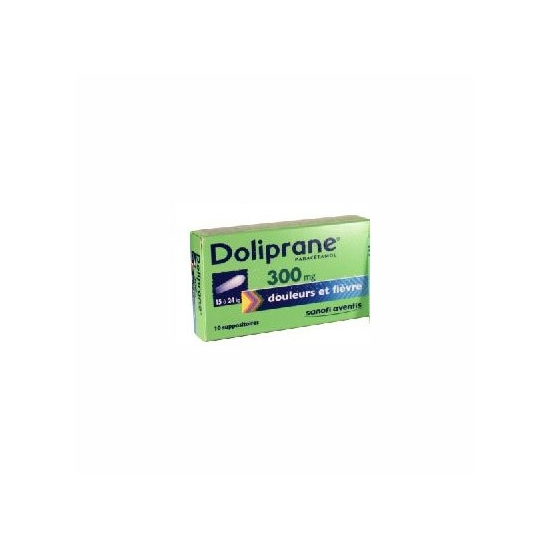 Doliprane 300mg 10 Suppositoires