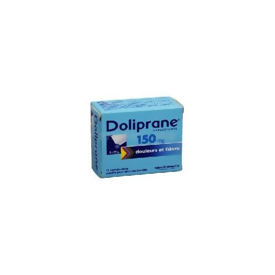 Doliprane 150mg 12 sachets