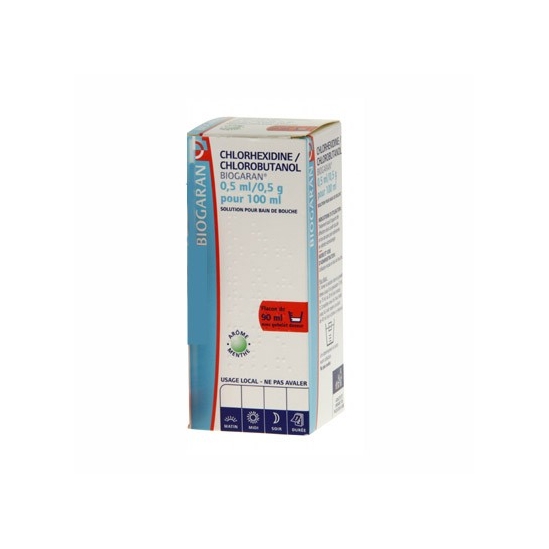 Chlorhexidine/Chlorobutanol Biogaran 90ml