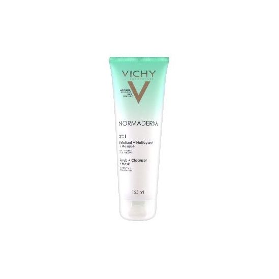 Vichy Normaderm 3en1 Exfoliant + Nettoyant + Masque 125 ml