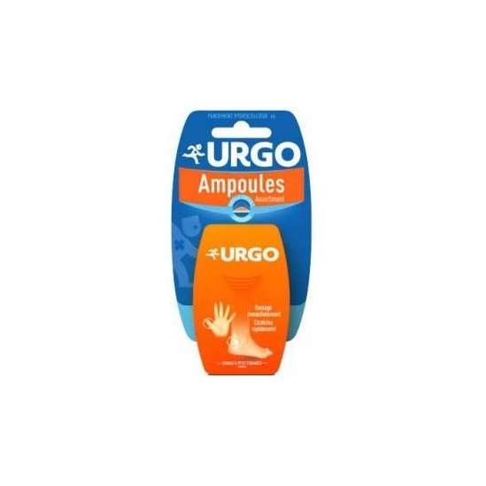 Urgo Ampoules talon et doigts grand et petits formats 6 pansements