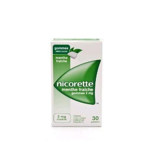 Nicorette gomme à mâcher 2mg 30 gommes