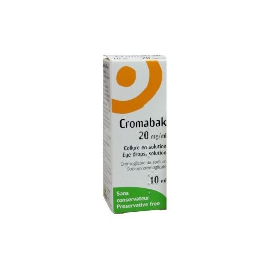 Cromabak collyre 20 mg 10ml