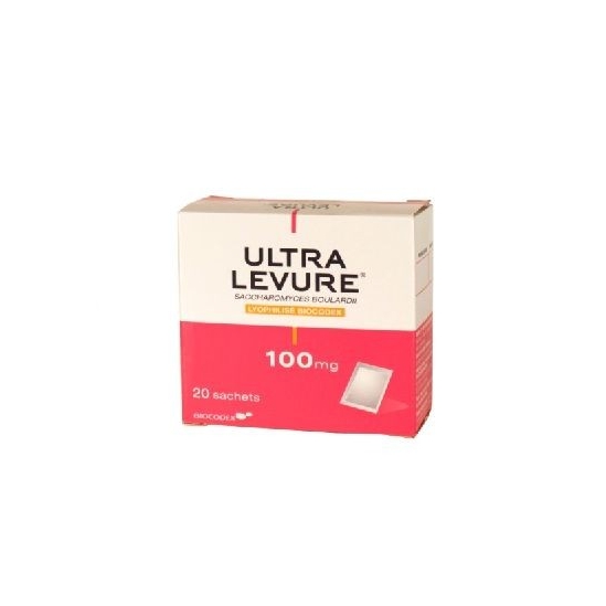 Ultra levure 100mg poudre pour suspension buvable 20 sachets