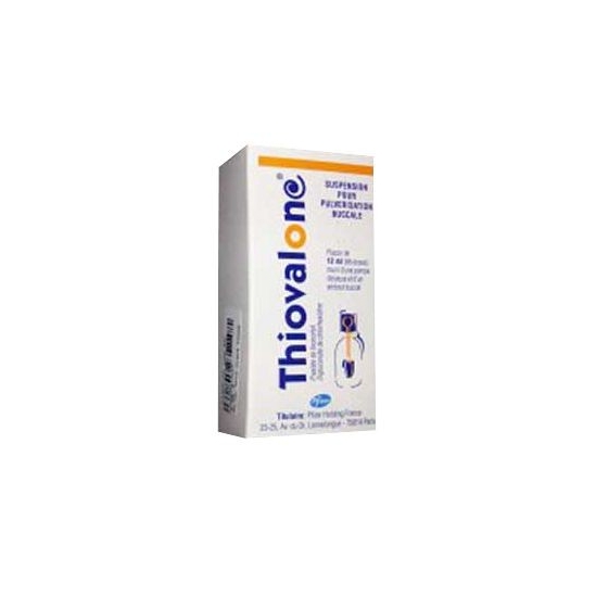 Thiovalone collutoire pulvérisation buccale 12 ml