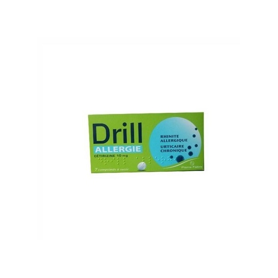 Drill allergie 10mg 7 comprimés