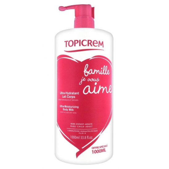 Topicrem Ultra-Hydratant Lait Corps 1000 ml