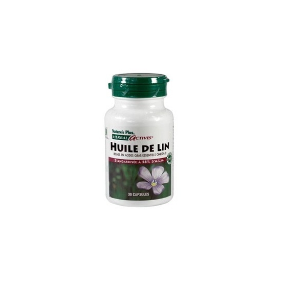 NATURE'S PLUS Huile de Lin 30 capsules