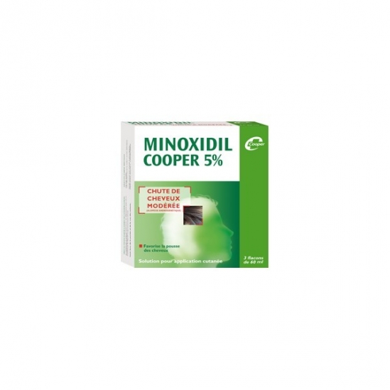 Minoxidil Cooper 5% 3 flacons de 180ml