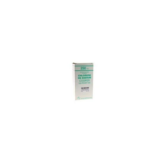 Chlorure de sodium Cooper 0,9% 250ml