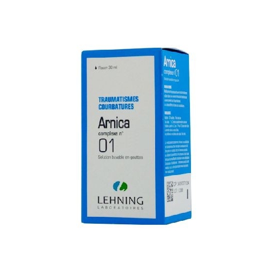 Lehning arnica complexe n°01 traumatismes courbatures 30ml