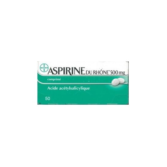 Aspirine du rhône 500 mg 50 comprimés