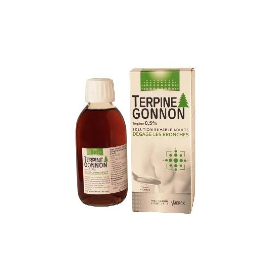 Terpine gonnon 0,5 pour cent solution buvable 200ml