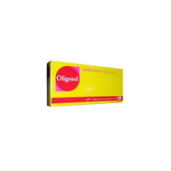 Oligosol Sélénium 28 ampoules