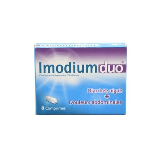 Imodiumduo 8 comprimés