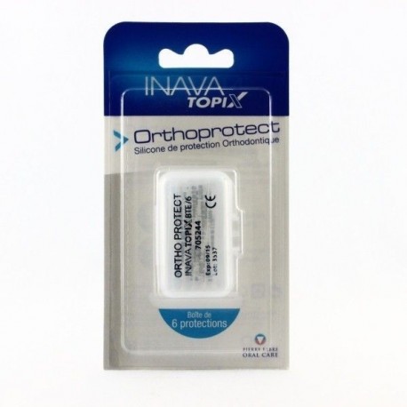 Inava Topix Othoprotect Boîte de 6 Protections en Silicone Orthodontique