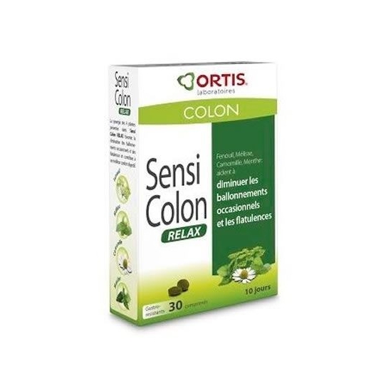 ORTIS Sensi Colon Relax 30 comprimés