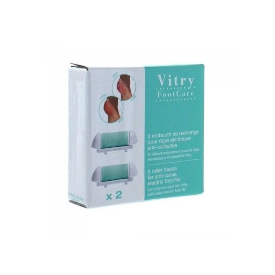 VITRY FootCare Embout de Rechange pour Rape Electrique 2 embouts