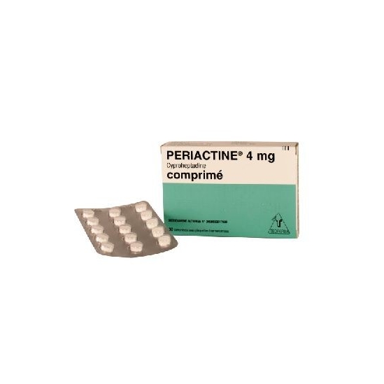 Periactine 4mg 30 comprimés