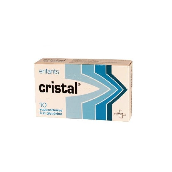 Cristal Suppositoire enfant  10 suppositoires