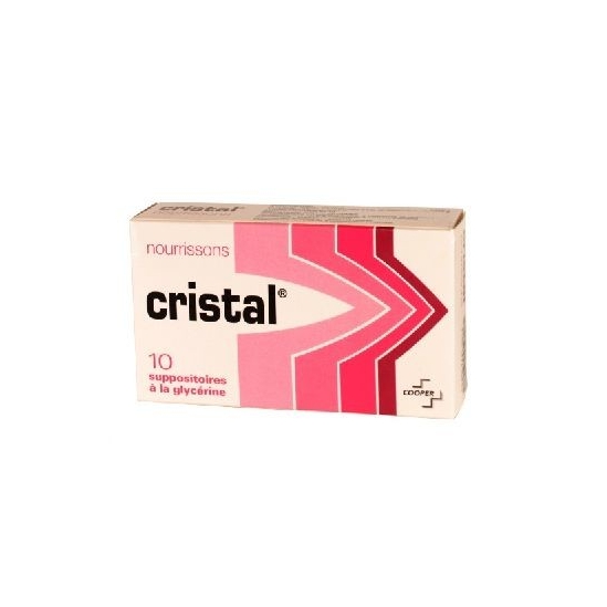 Cristal 10 Suppositoires bébé